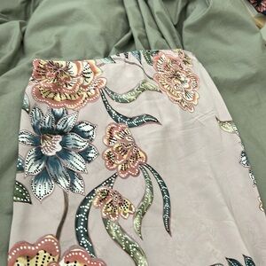 Stone Cold Fox Silk Skirt in Magnolia